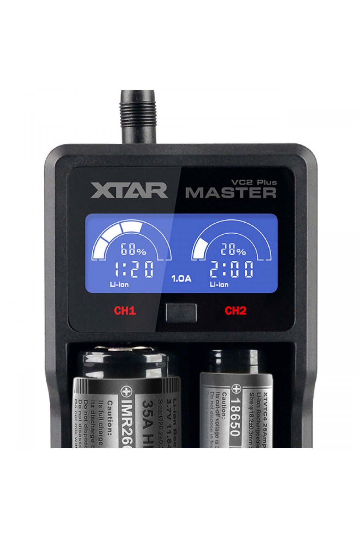 Xtar VC2 Universal Plus Master Li-ion Şarj Cihazı