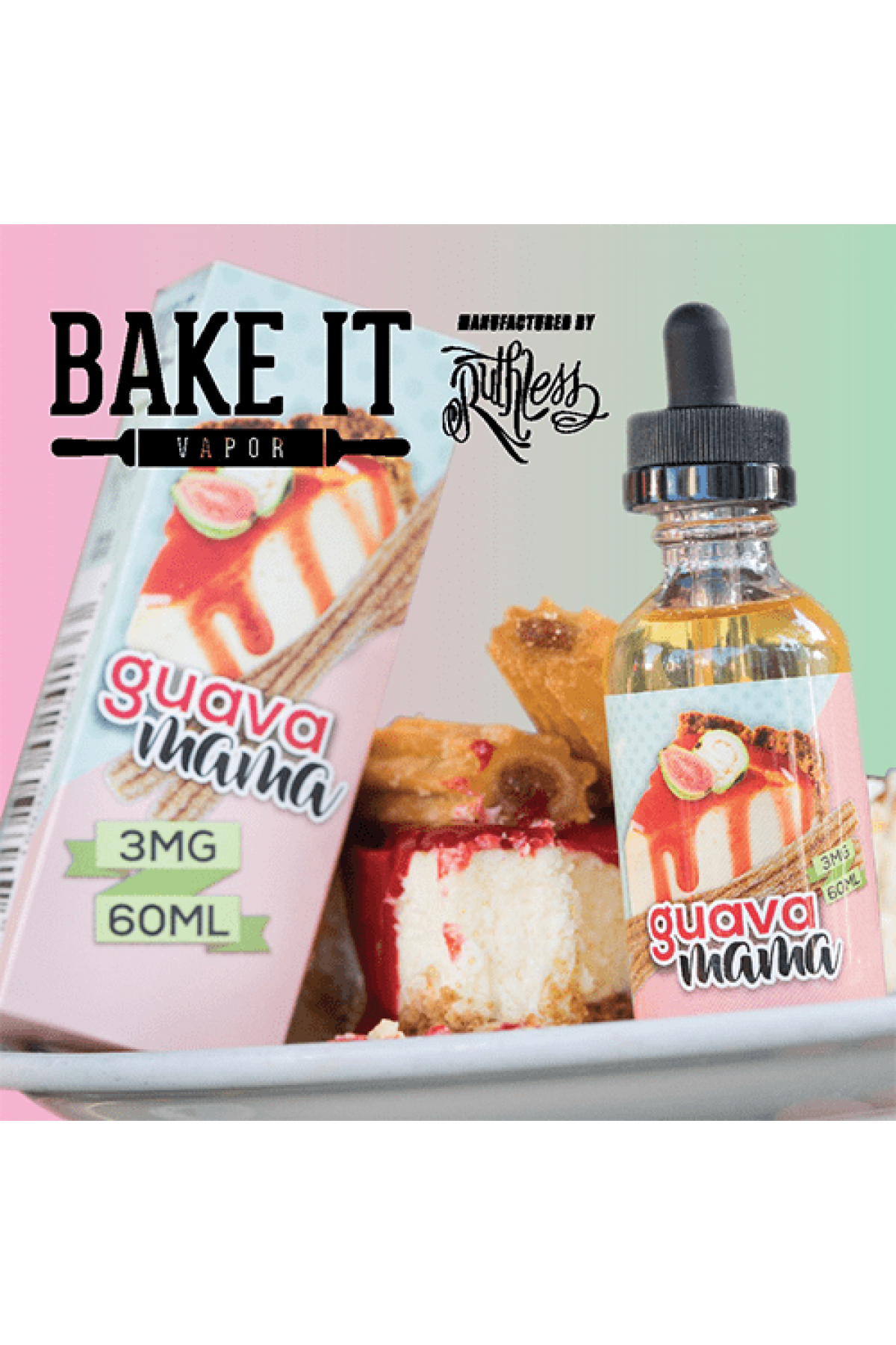 Bake It Vapor Guava Mama Premium Likit 60ml