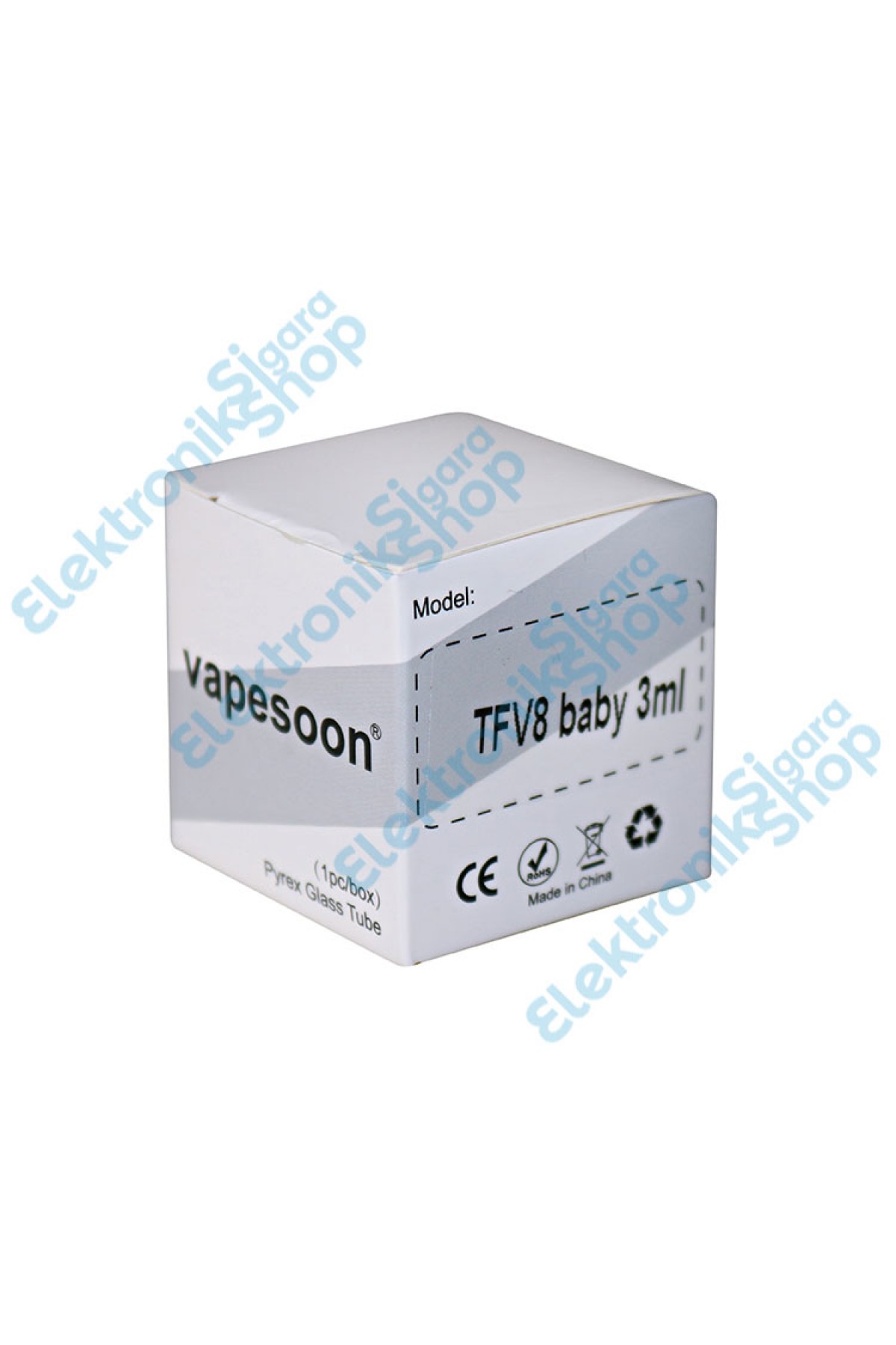 Vapesoon - Smok Tfv8 Baby 3ML Atomizer Yedek Cam