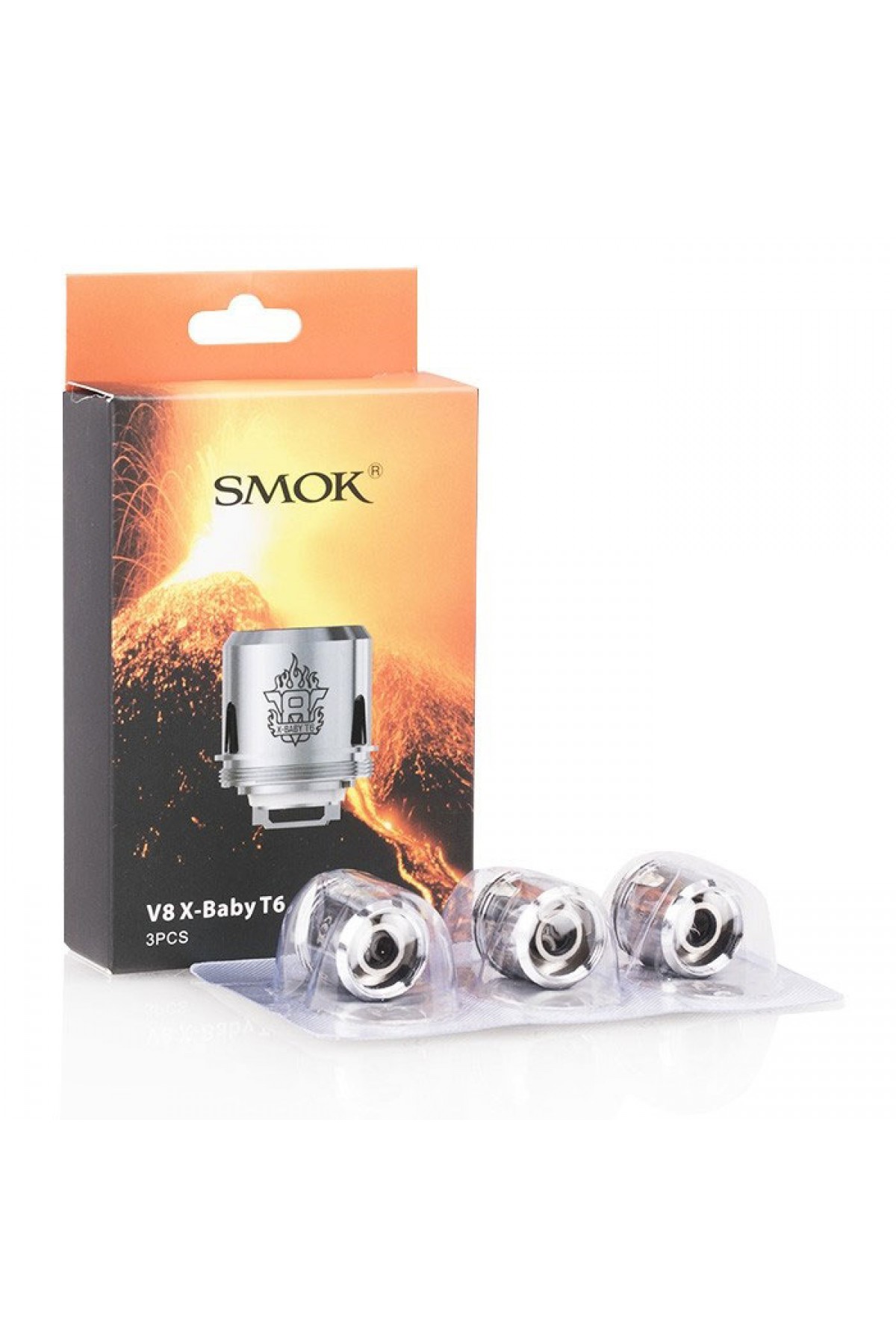 Smok TFV8 X Baby Coil M2/Q2/x4/T6 (3 Adet)