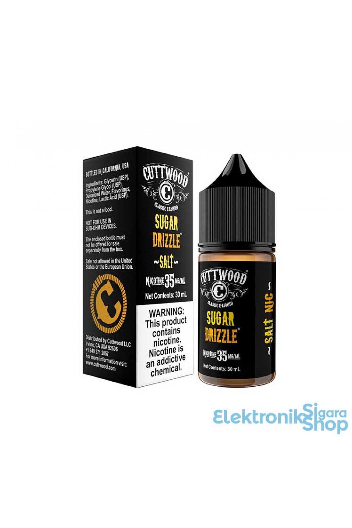 CuttWood - Sugar Drizzle Salt Likit (30ML)