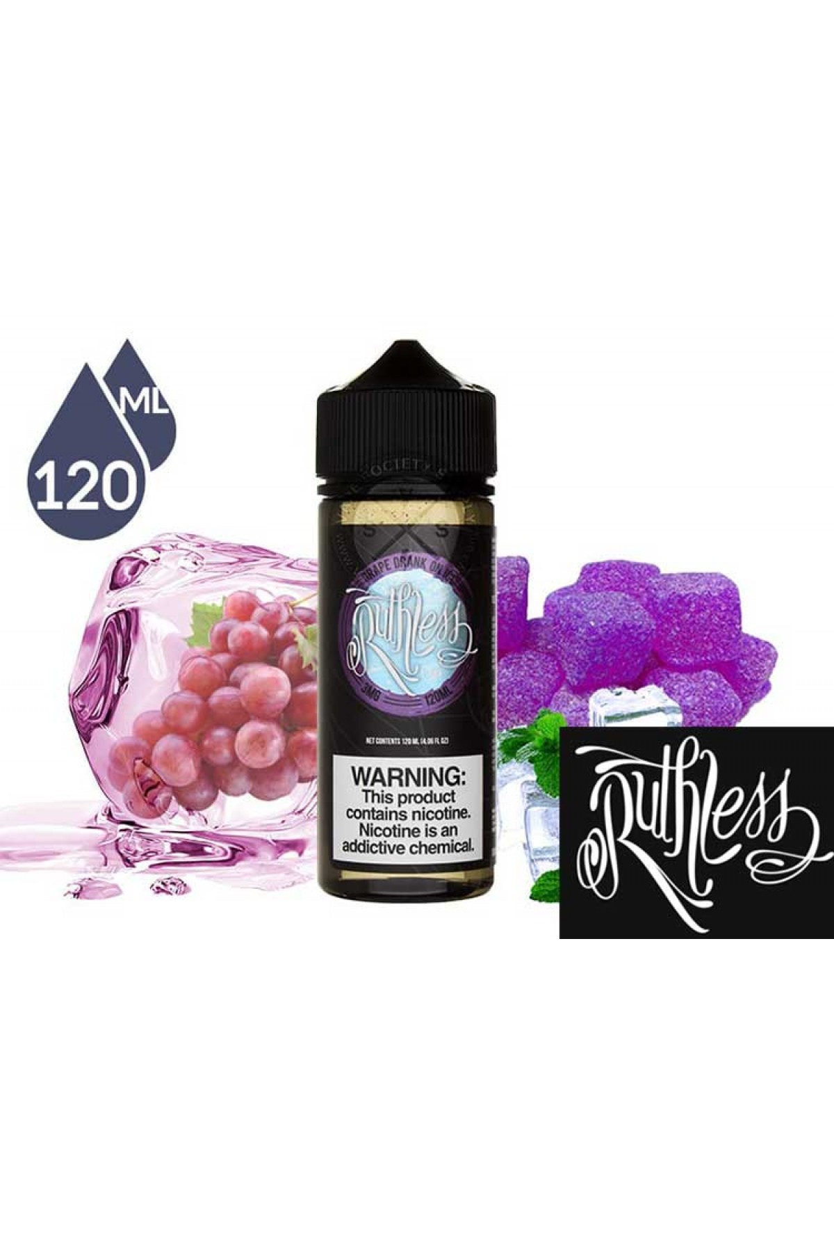 Ruthless - Grape Drank On ICE (120ML)