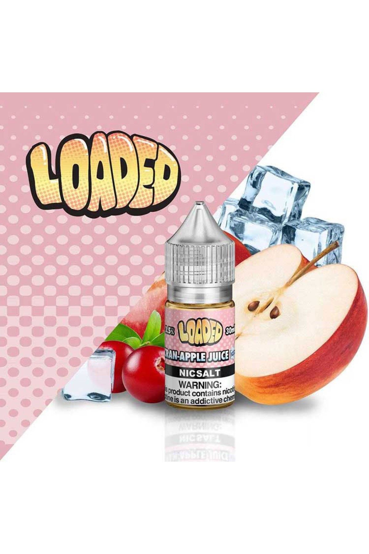 LOADED - Cran Apple Juice Iced Salt Likit (30ML)