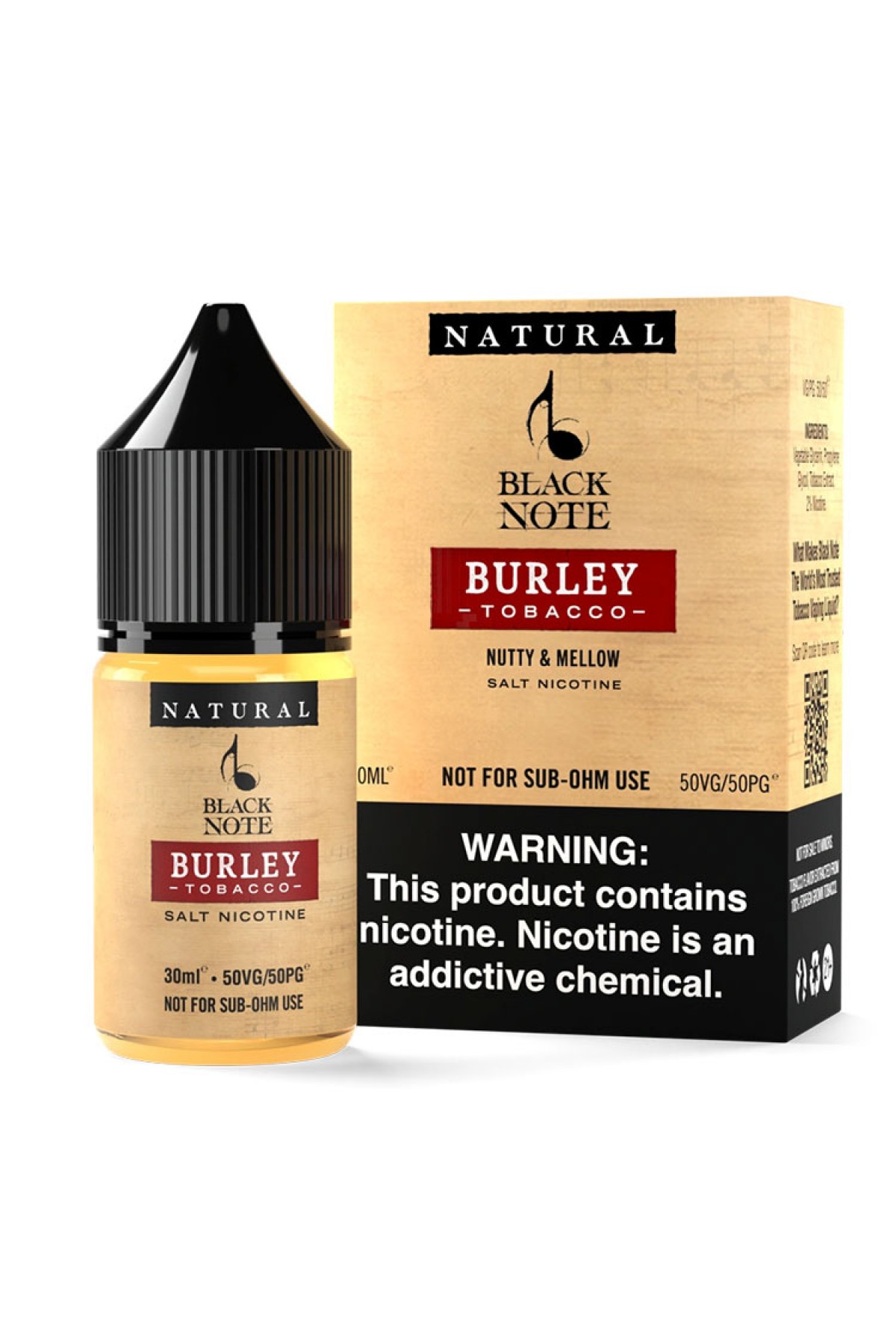 Black Note - Burley Tobacco Salt 30ML