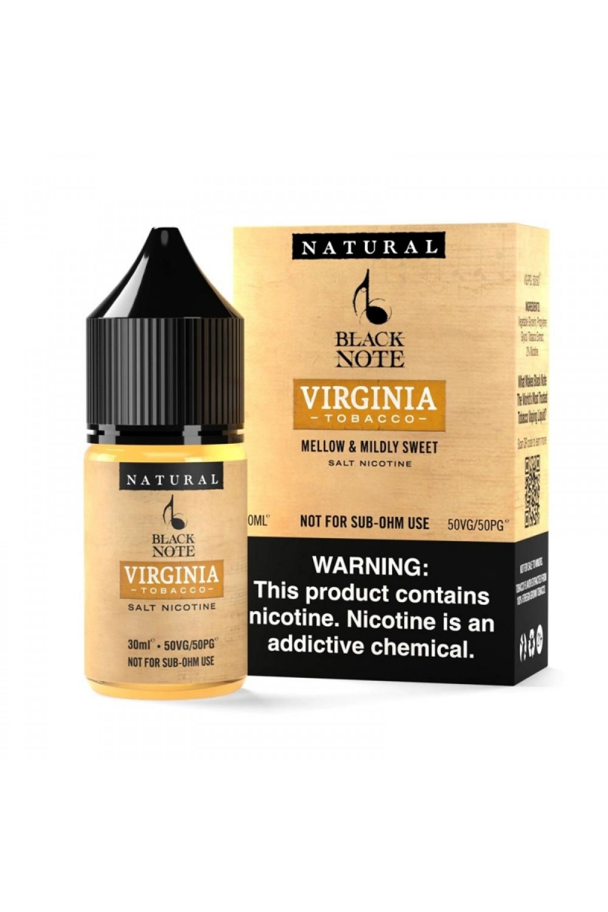 Black Note - Virginia Tobacco Salt 30ML