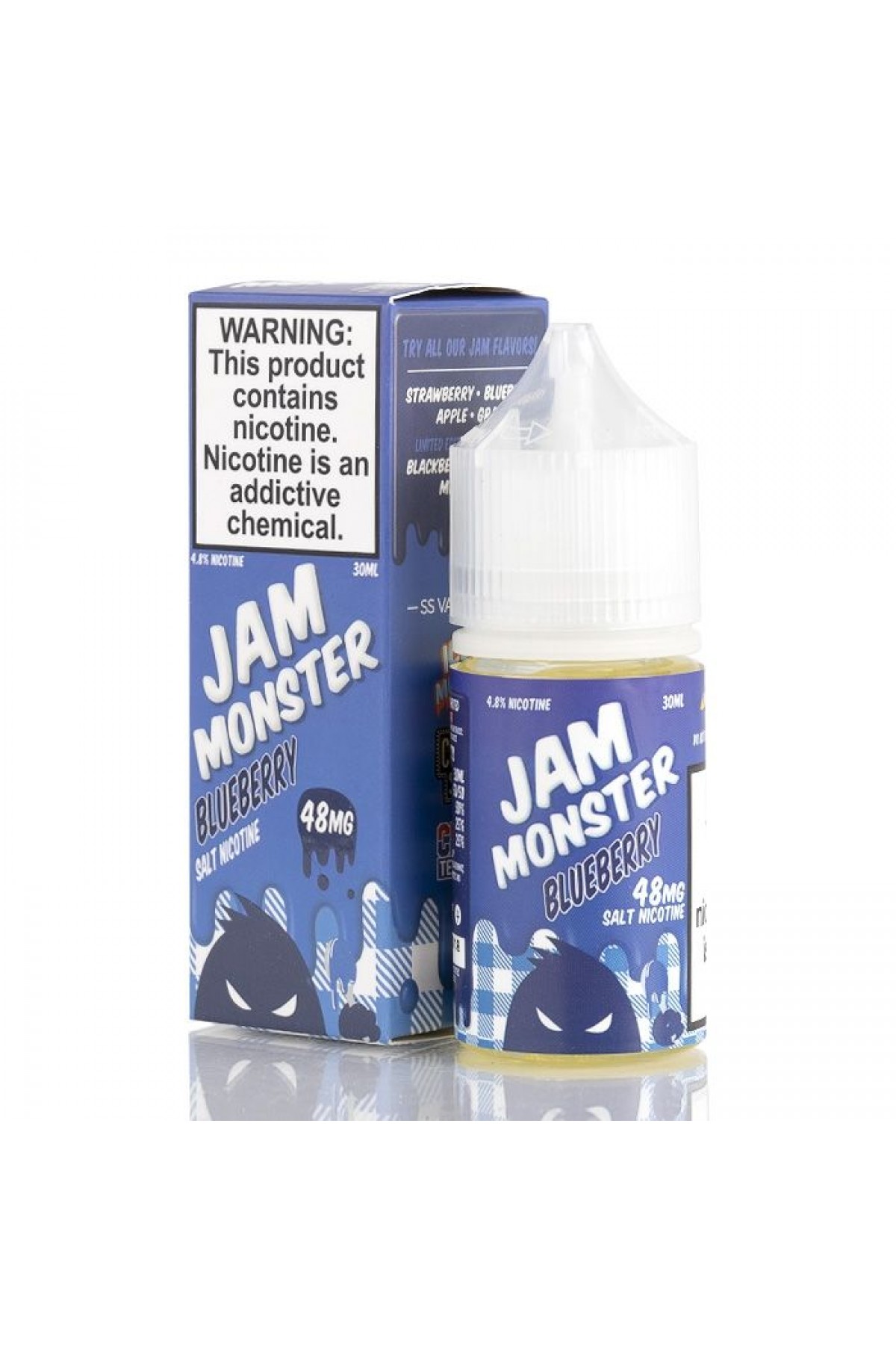 Jam Monster - Blueberry Salt 30ML (Yaban Mersinli)