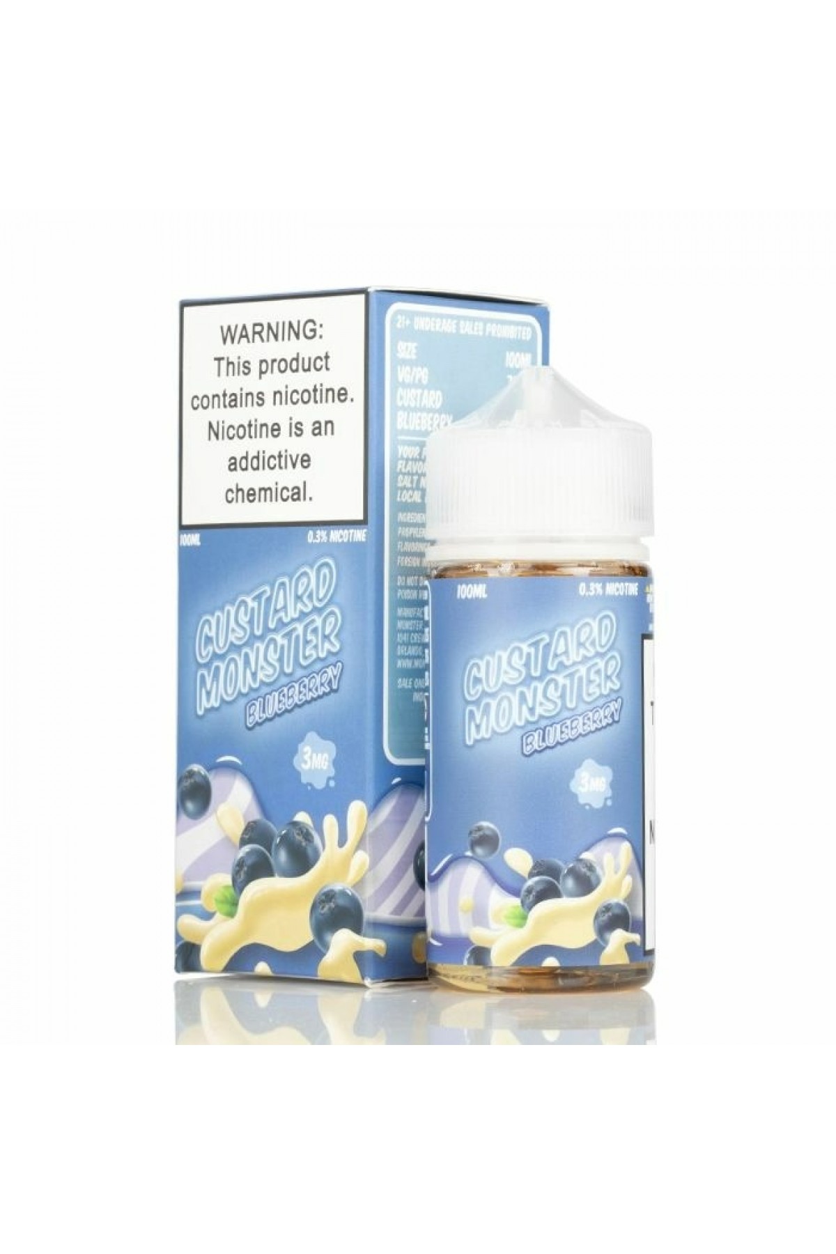 Jam Monster - Custard Monster Blueberry 100ML