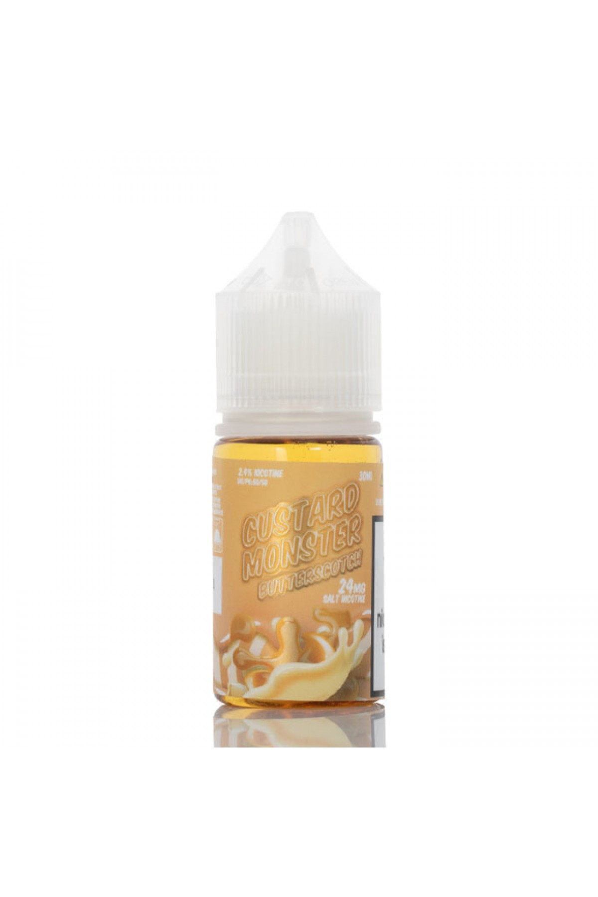 Jam Monster - Custard Monster Butterscotch Salt 30ML (Karamelli Muhallebi)