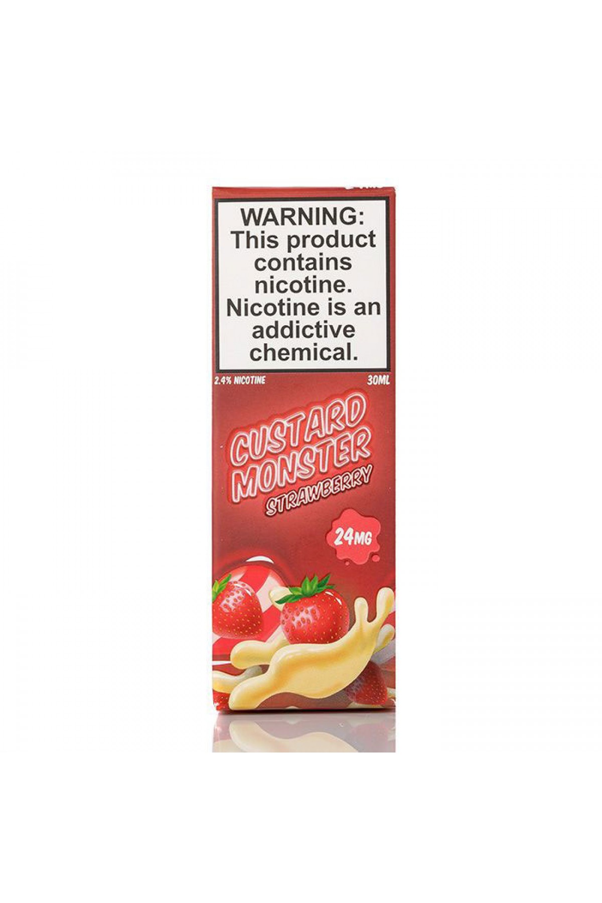 Jam Monster - Custard Monster Strawberry Salt 30ML (Çilekli Muhallebi)