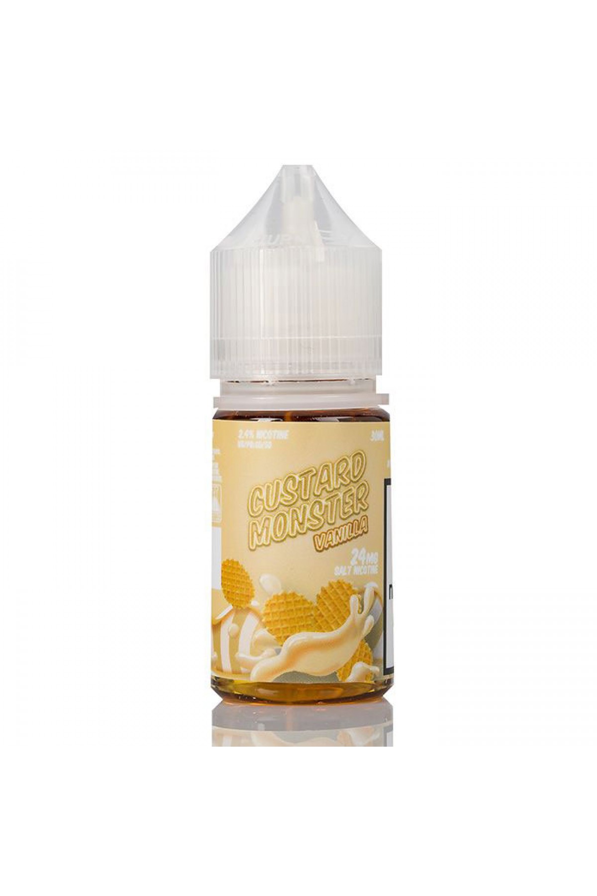 Jam Monster - Custard Monster Vanilla Salt 30ML (Vanilyalı Muhallebi)