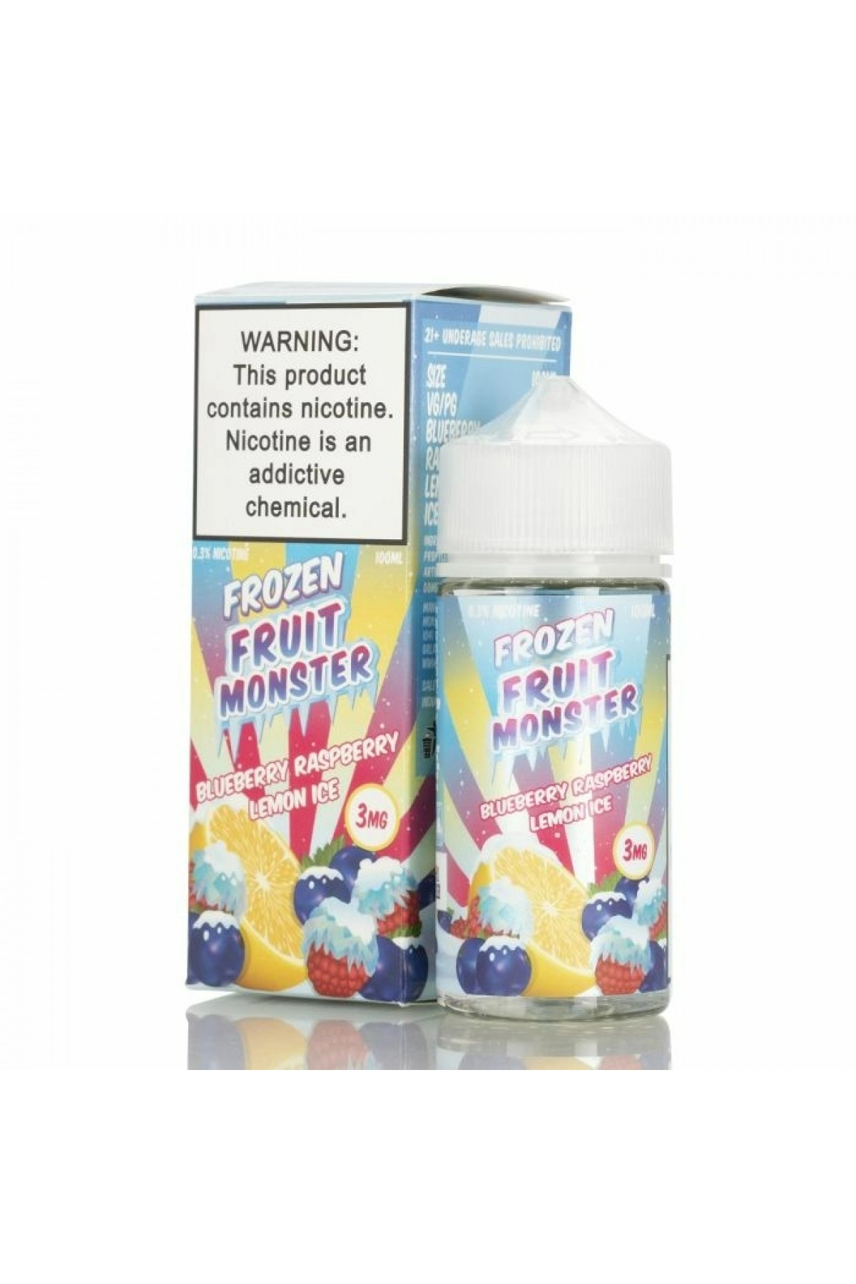 Jam Monster - Frozen Fruit Monster Blueberry Raspberry Lemon ICE 100ML