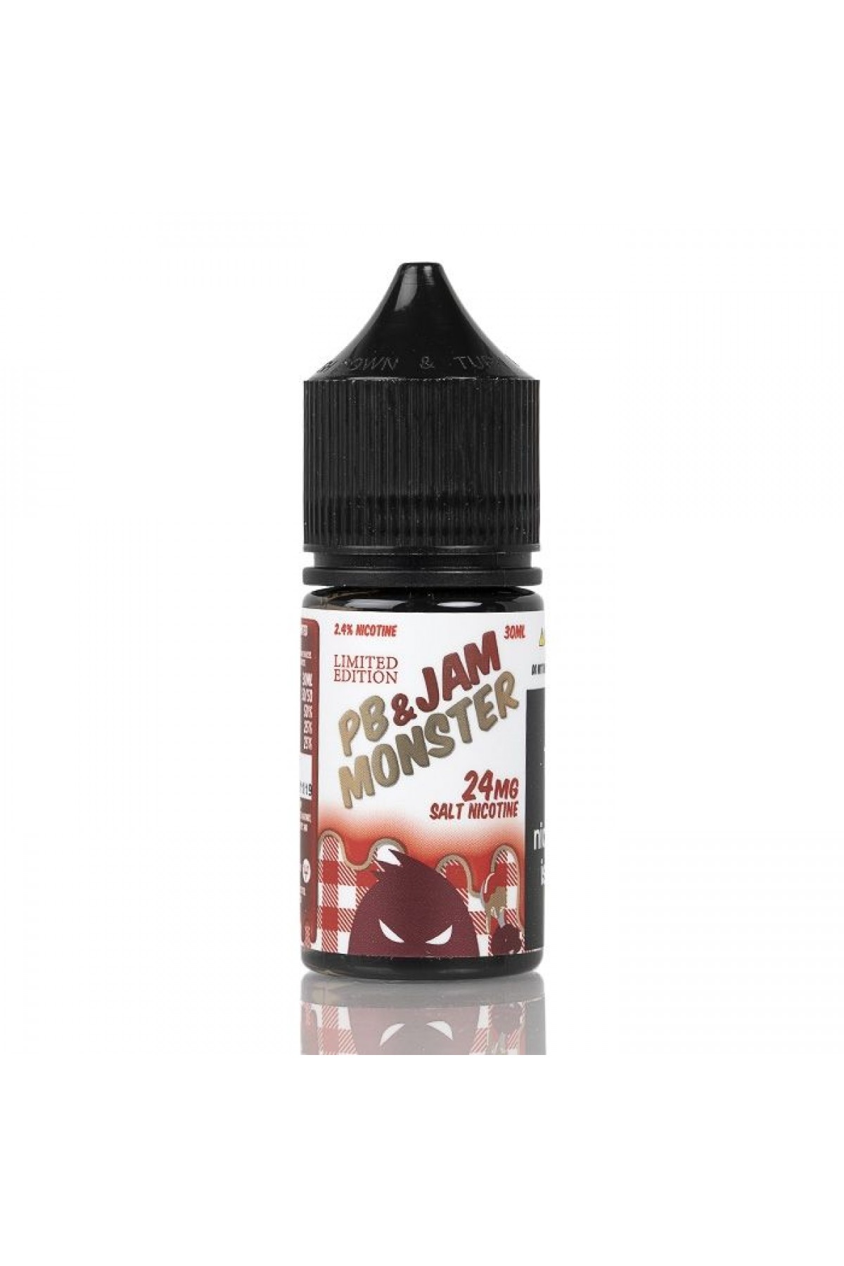 Jam Monster & PB - Strawberry Salt 30ML (Çilekli Fıstık Ezmesi)