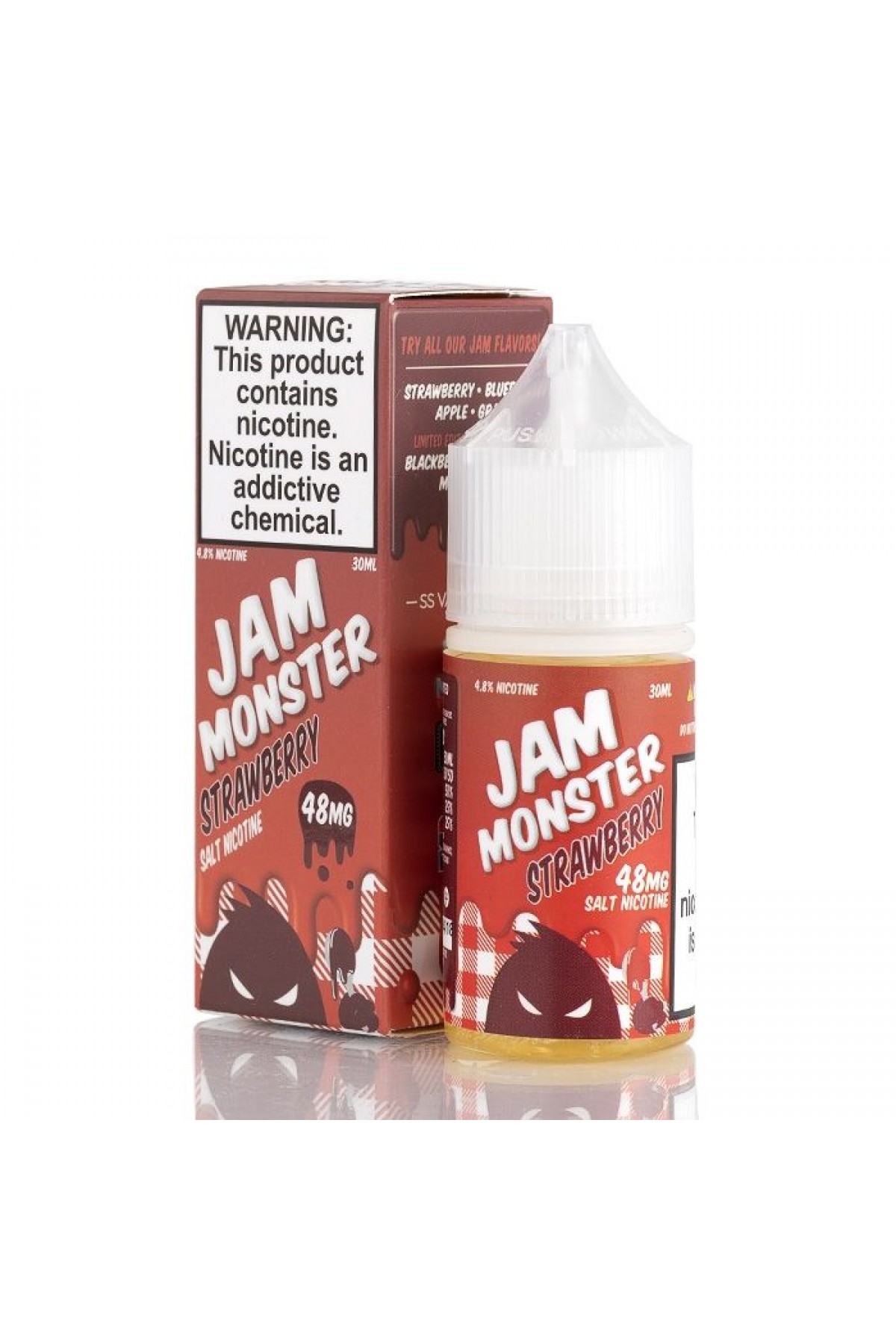 Jam Monster - Strawberry Salt 30ML (Çilekli)