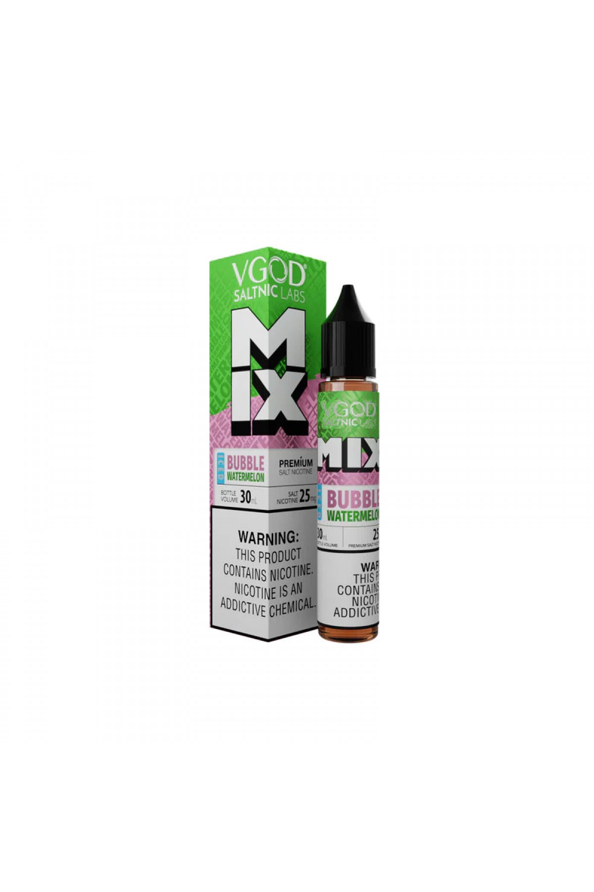 VGOD SaltNic - Bubble Watermelon Mix ICED (30ML) (Meyve Sakız Mentol)