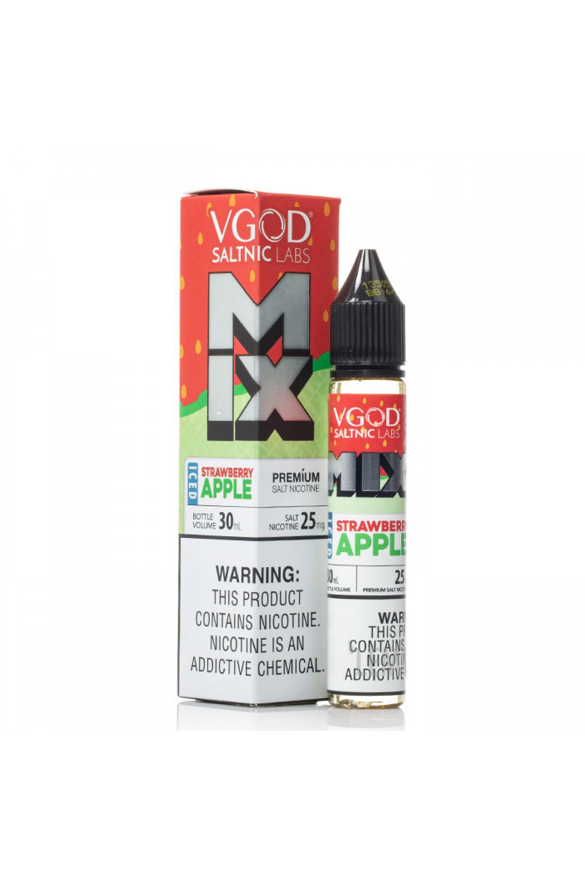 VGOD SaltNic - Strawberry Apple Mix Iced (30ML) Salt Likit