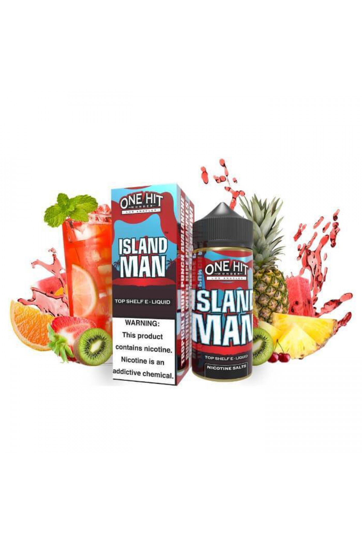 One Hit Wonder Island Man Premium Elektronik Sigara Likiti (100ml)