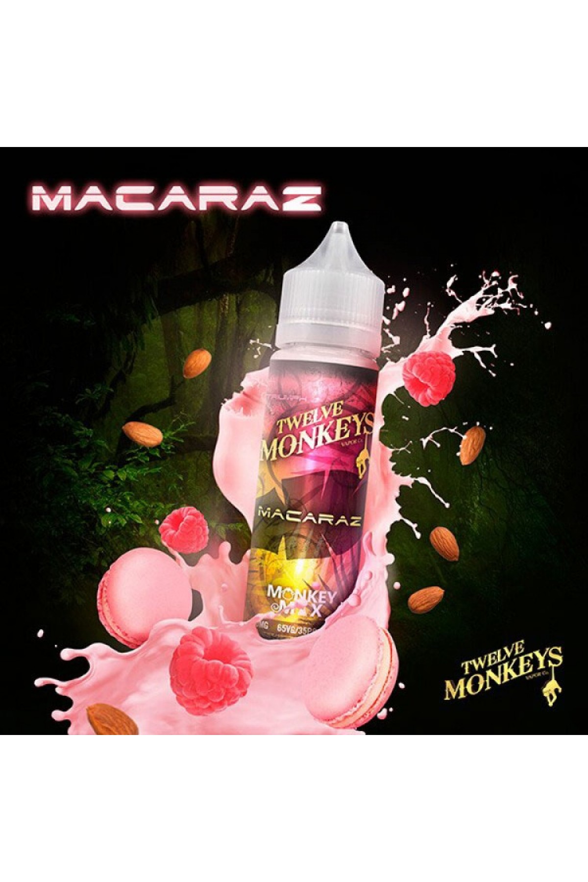 Twelve Monkeys Vapor - Macaraz (60ML) Premium Likit