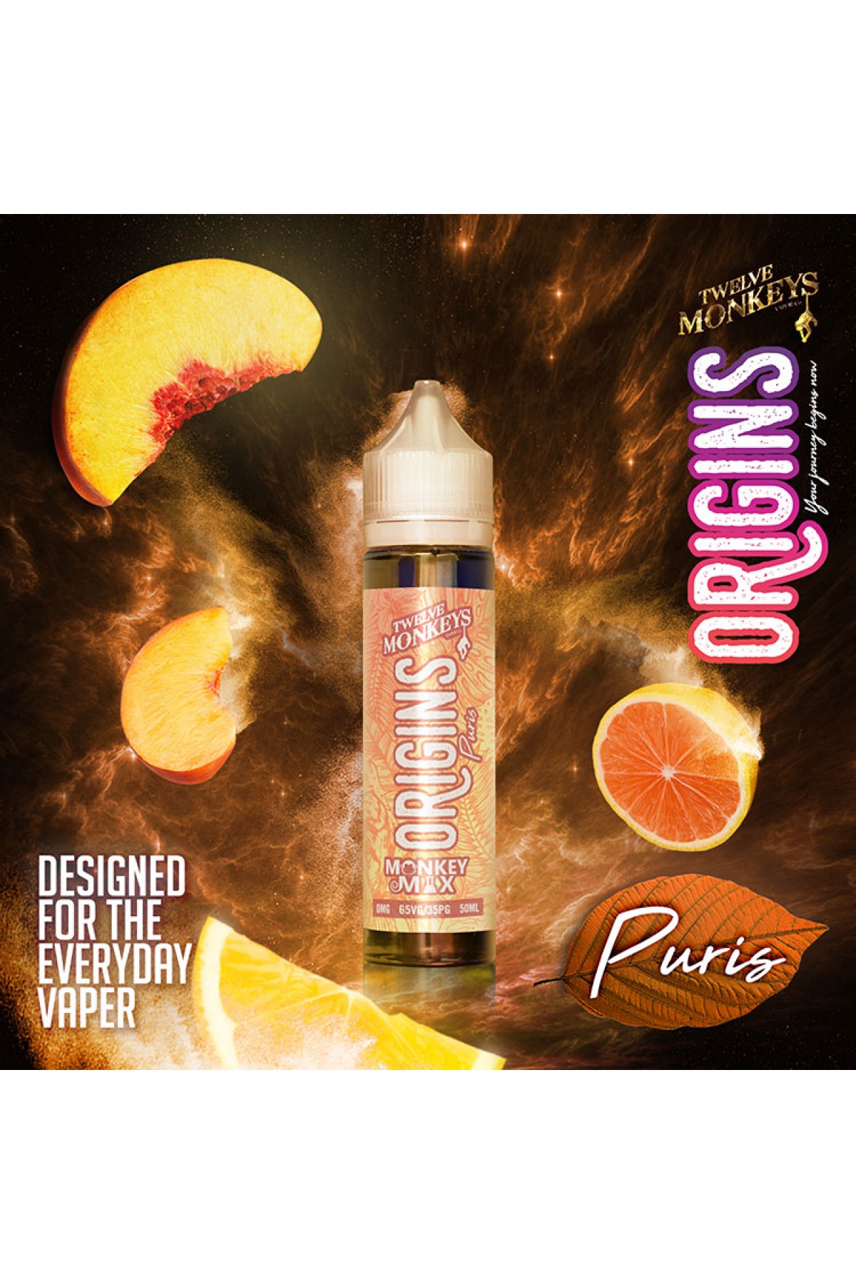 Twelve Monkeys Vapor - Puris (60ML) Premium Likit