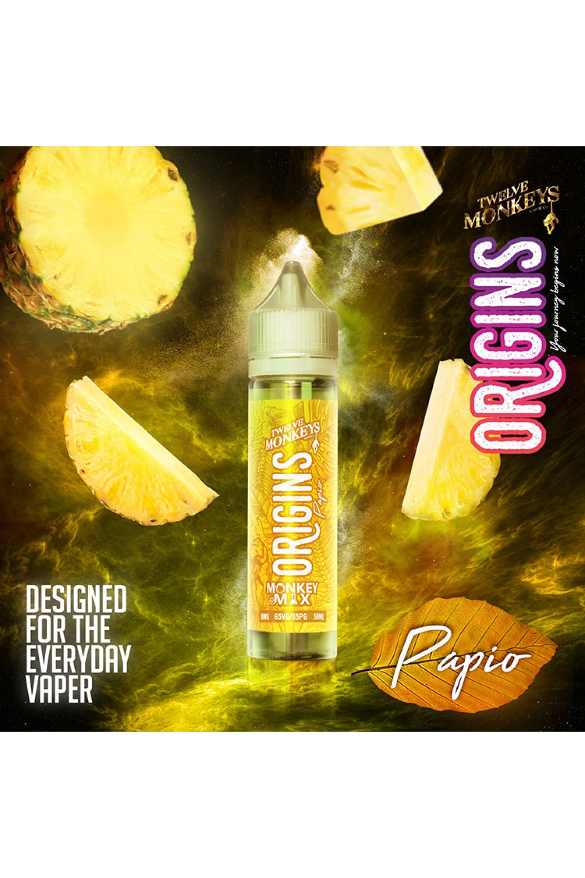 Twelve Monkeys Vapor - Papio (60ML) Premium Likit