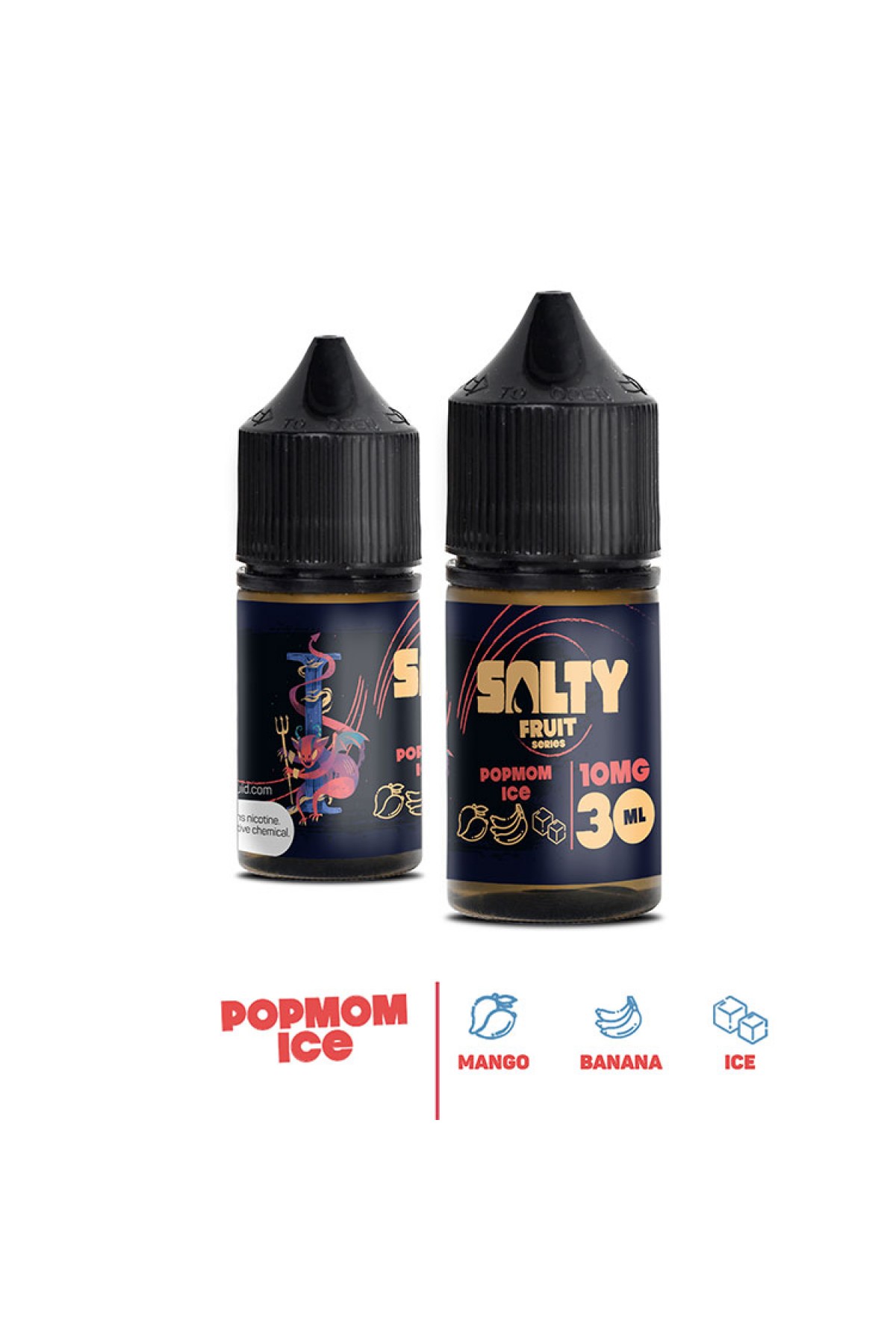 Salty - Popmom Ice (30ML) Salt Likit