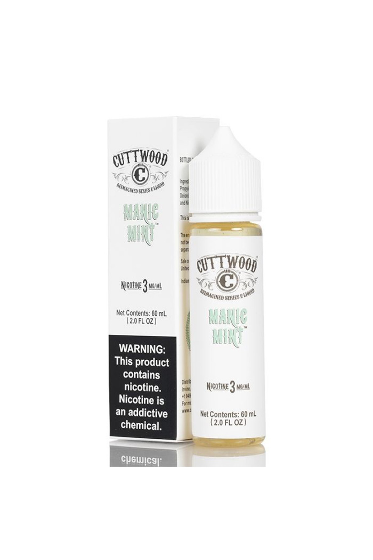 CuttWood Manic Mint 60ML Premium E-Likit