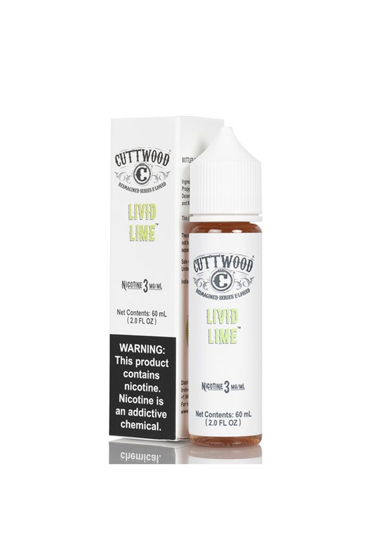 CuttWood Livid Lime 60ML Premium E-Likit