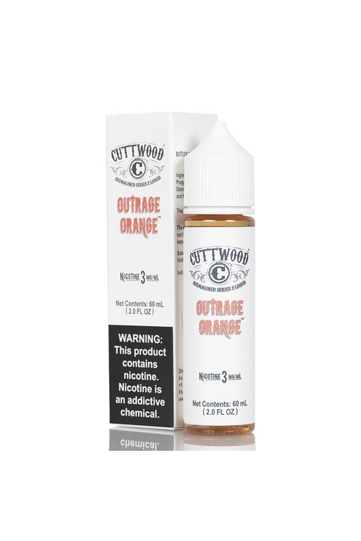 CuttWood Outrage Orange 60ML Premium E-Likit