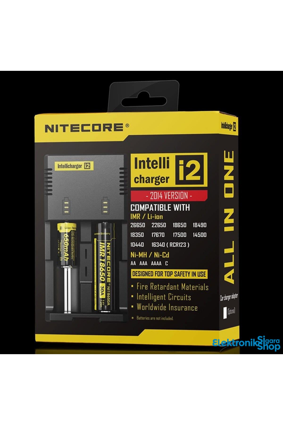 Nitecore i2 İki Yuvalı Pil Şarj Aleti 2014 Version 