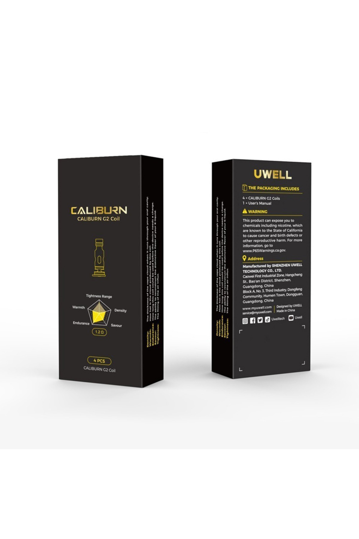 Uwell Caliburn G2 Pod Yedek Coil (4 Adet)