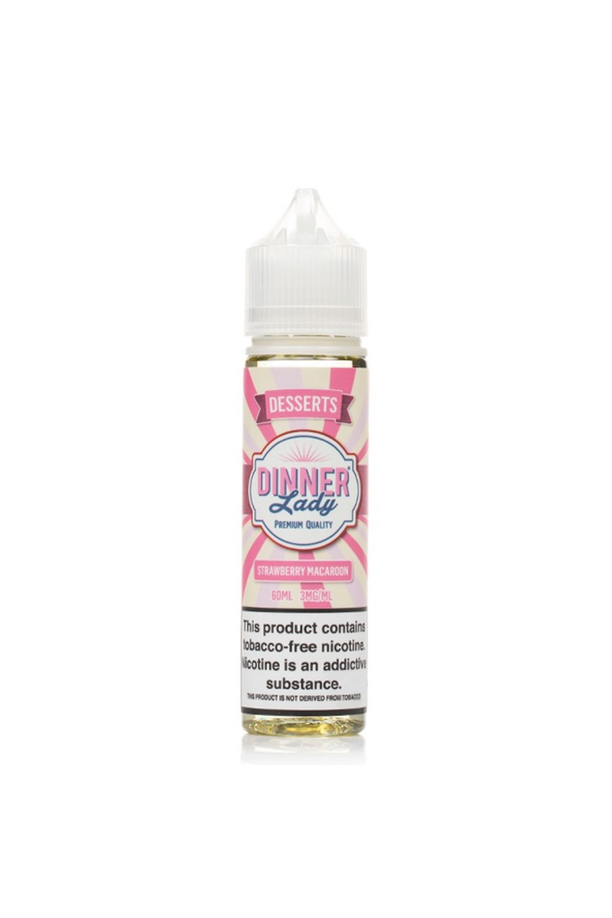 Dinner Lady - Strawberry Macaroon (60 ML) E-Likit