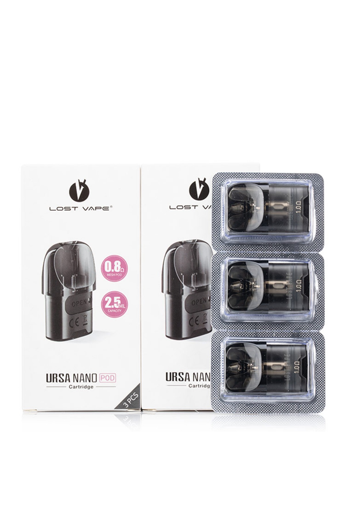 Lost Vape URSA Nano Yedek Pod Kartuş (3 Adet)