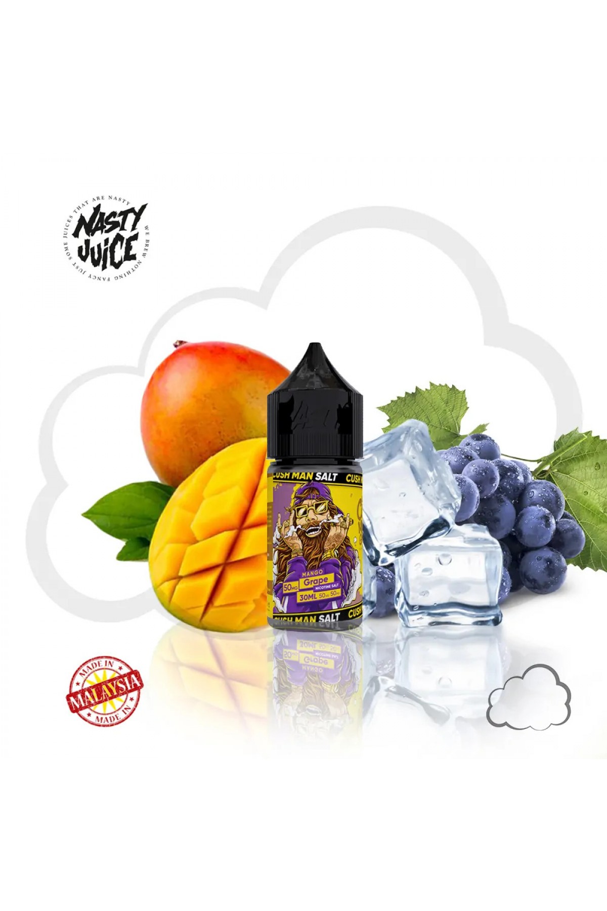 Nasty Salt- Cushman Mango Grape (30mL) Salt Likit