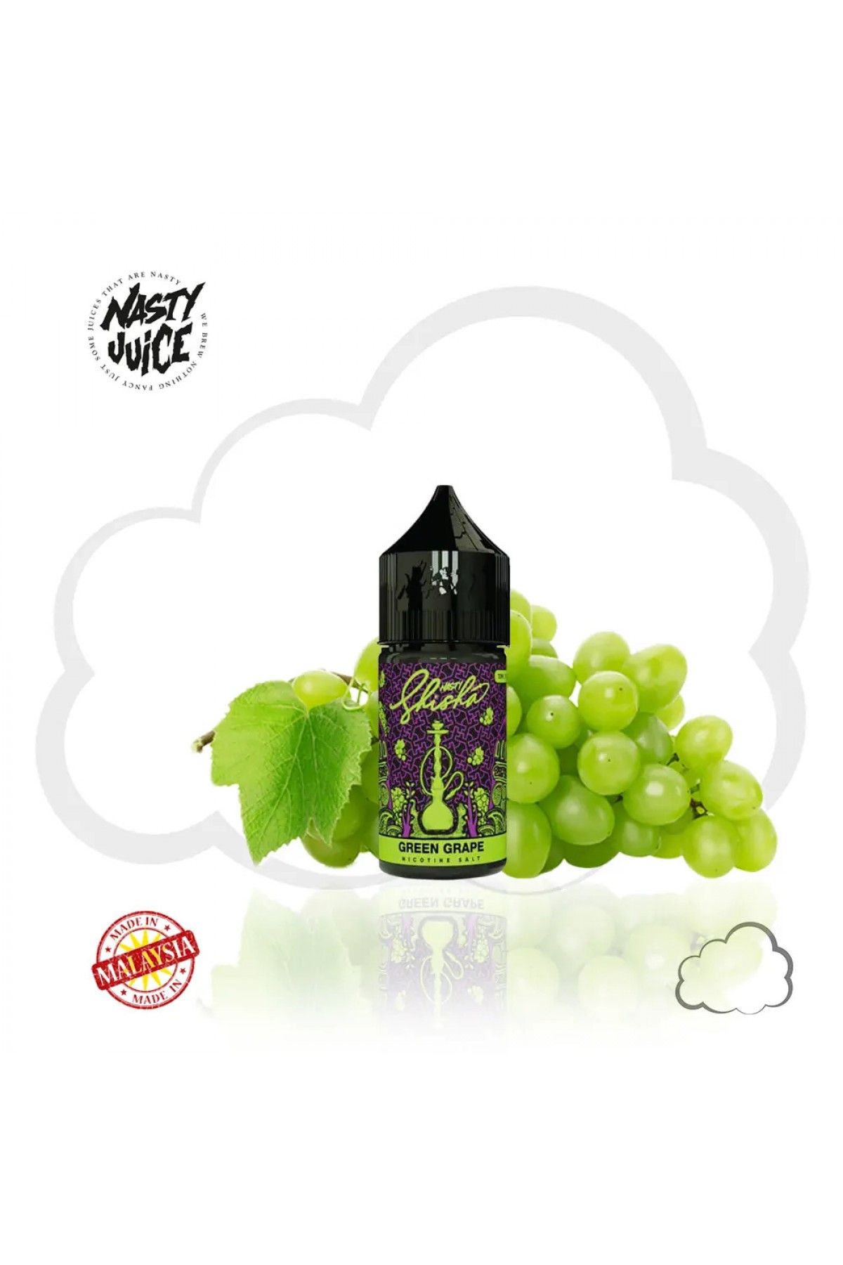 Nasty Salt - Green Grape (30mL) Shisha Salt Likit