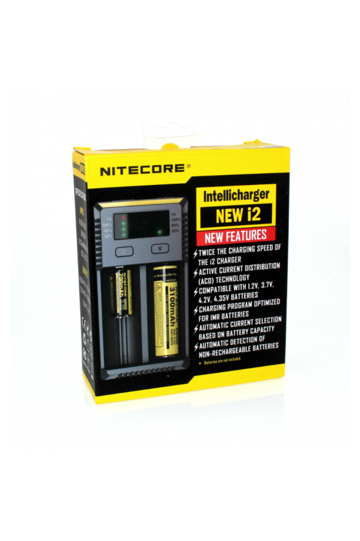 Nitecore New i2 Li-ion 18650 Pil Şarj Aleti