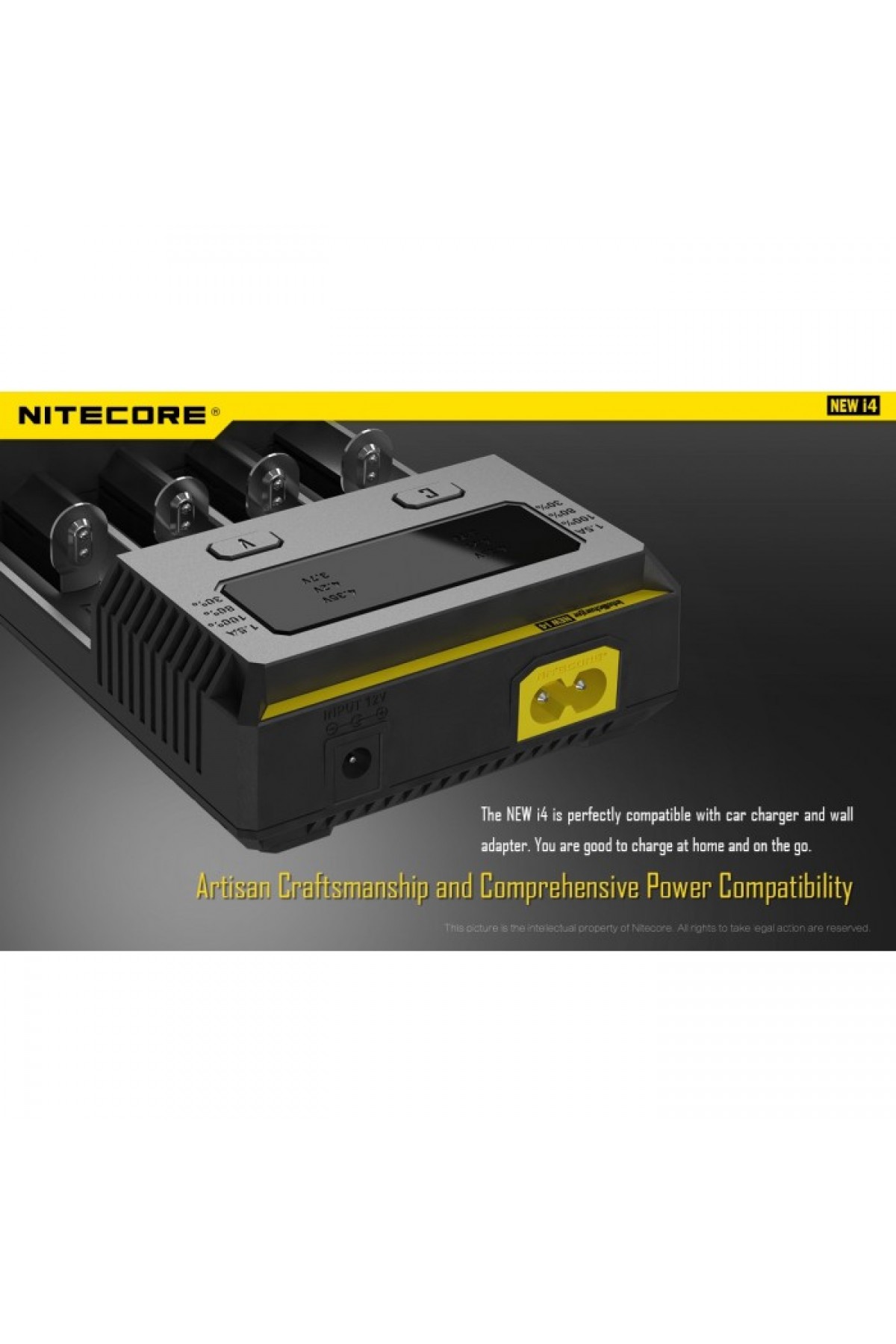 Nitecore Intellicharger New i4 Li-ion 18650 Pil Şarj Aleti