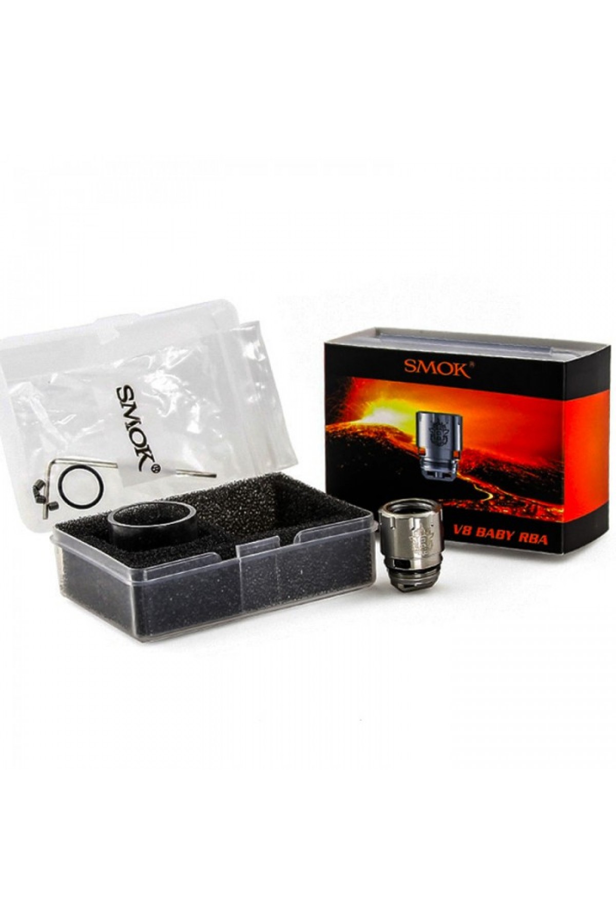 SMOK TFV8 Baby RBA ve Yedek Cam Seti