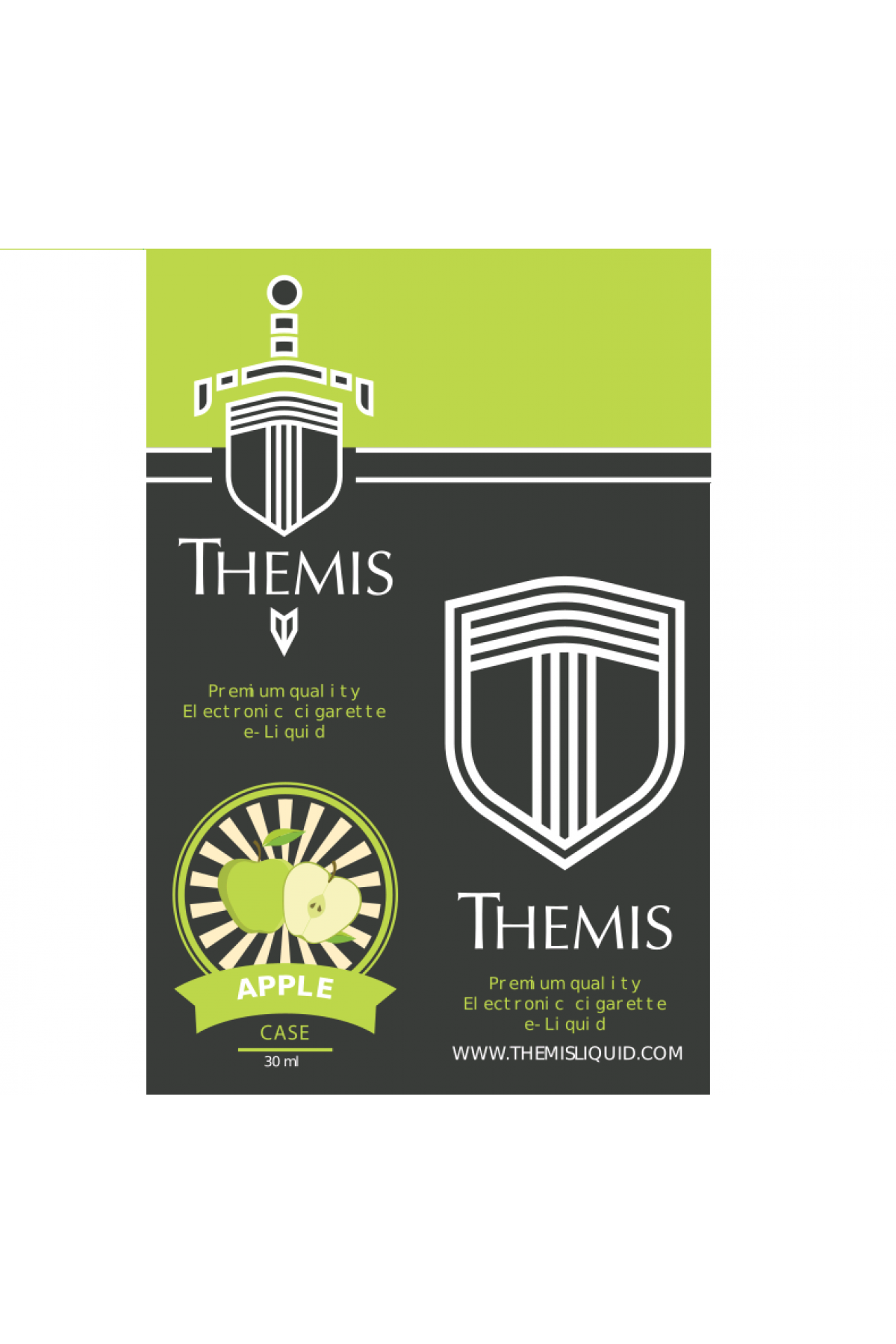 Themis Premium e-Liquid - Apple Case Elektronik Sigara Likiti (30 ml)