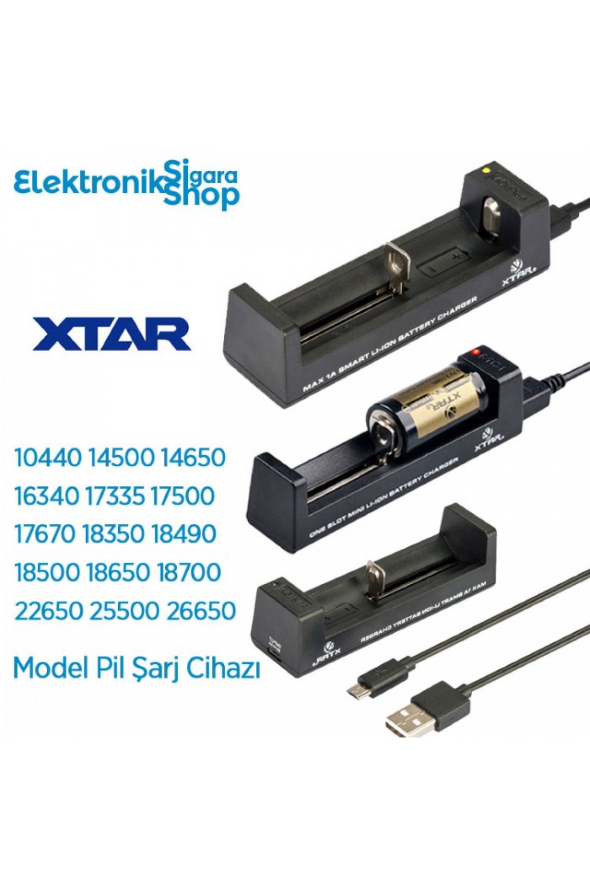 Xtar MC1 Plus 18650 Pil Şarj Cihazı